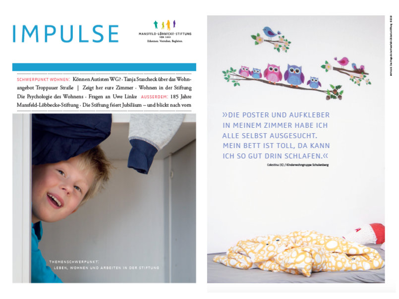 Impulse Magazin, Ausgabe November 2018, mit verschiedenen Artikeln und Themen zur Wirtschaft und Innovation.