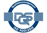 Logo Qualitätsmanagement ISO 9001-2015